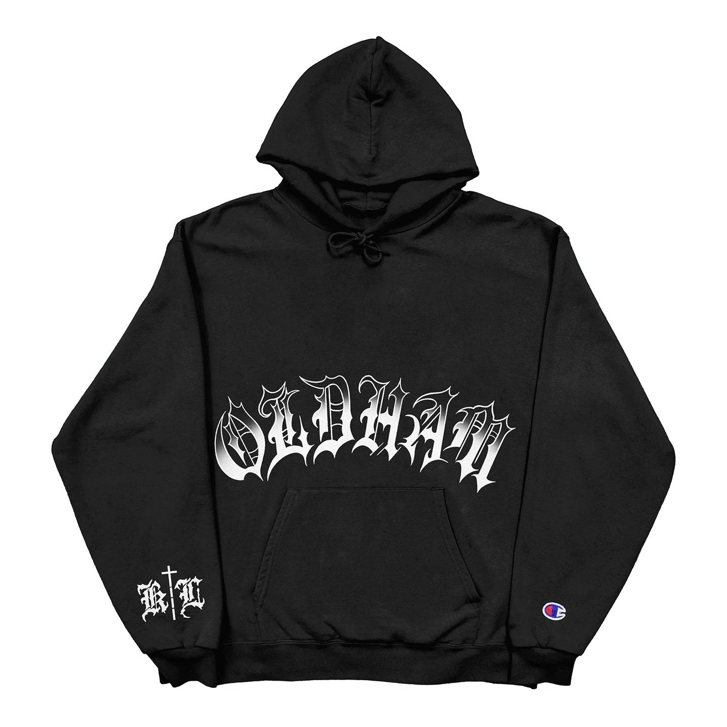 Oldham (Belly Print) - Black Pullover