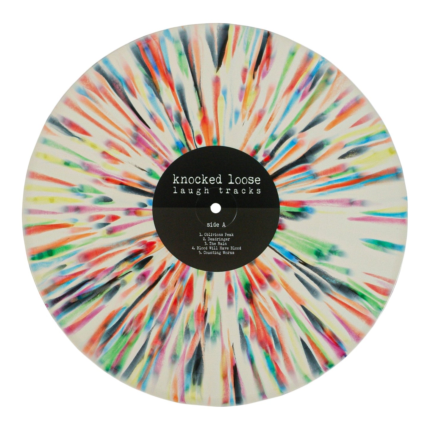 Laugh Tracks - Bone W Rainbow Splatter Vinyl LP