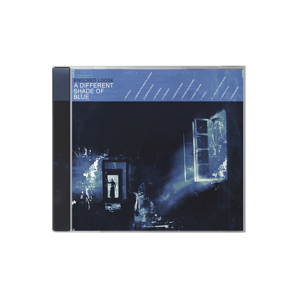 Knocked Loose's "A Different Shade Of Blue" CD.