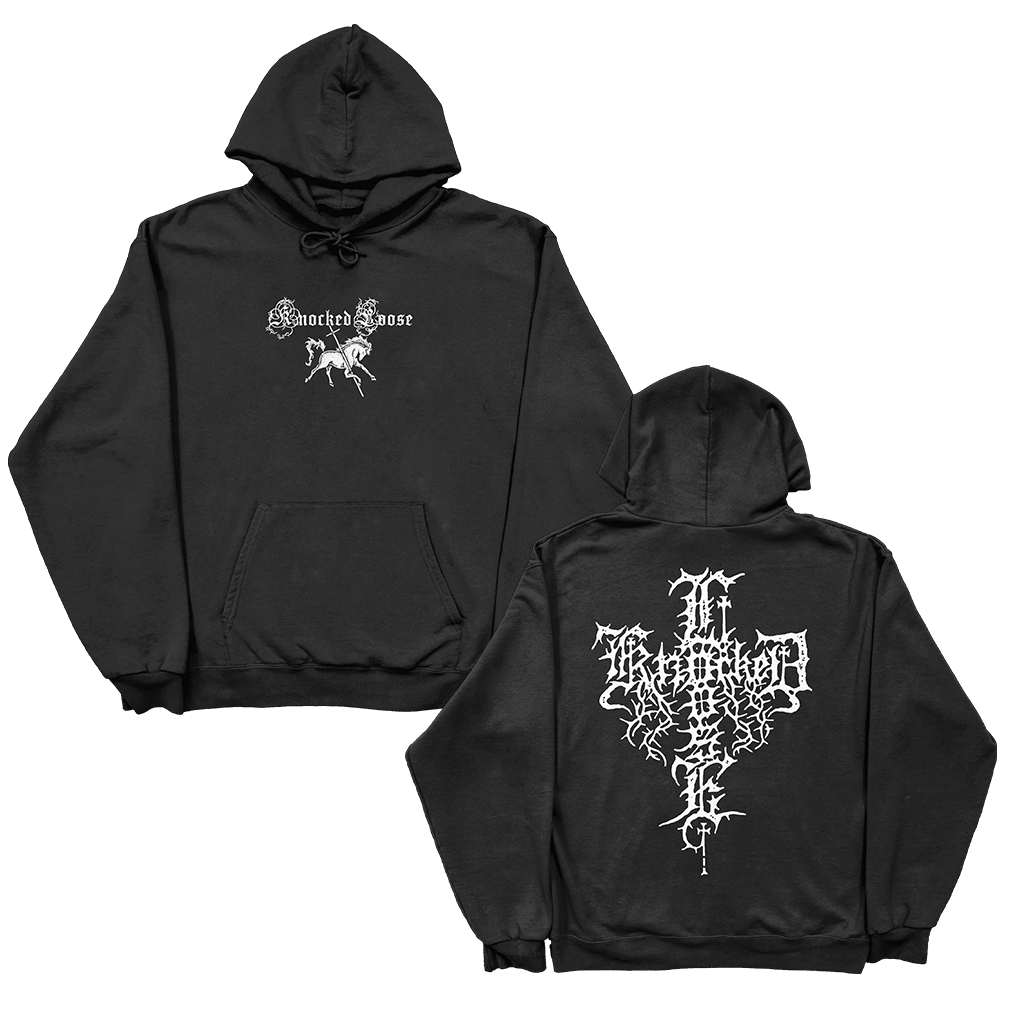 KNOCKED LOOSE HORSE CROSS HOODIE – Knocked Loose KNOCKED LOOSE HORSE CROSS HOODIE – Knocked Loose