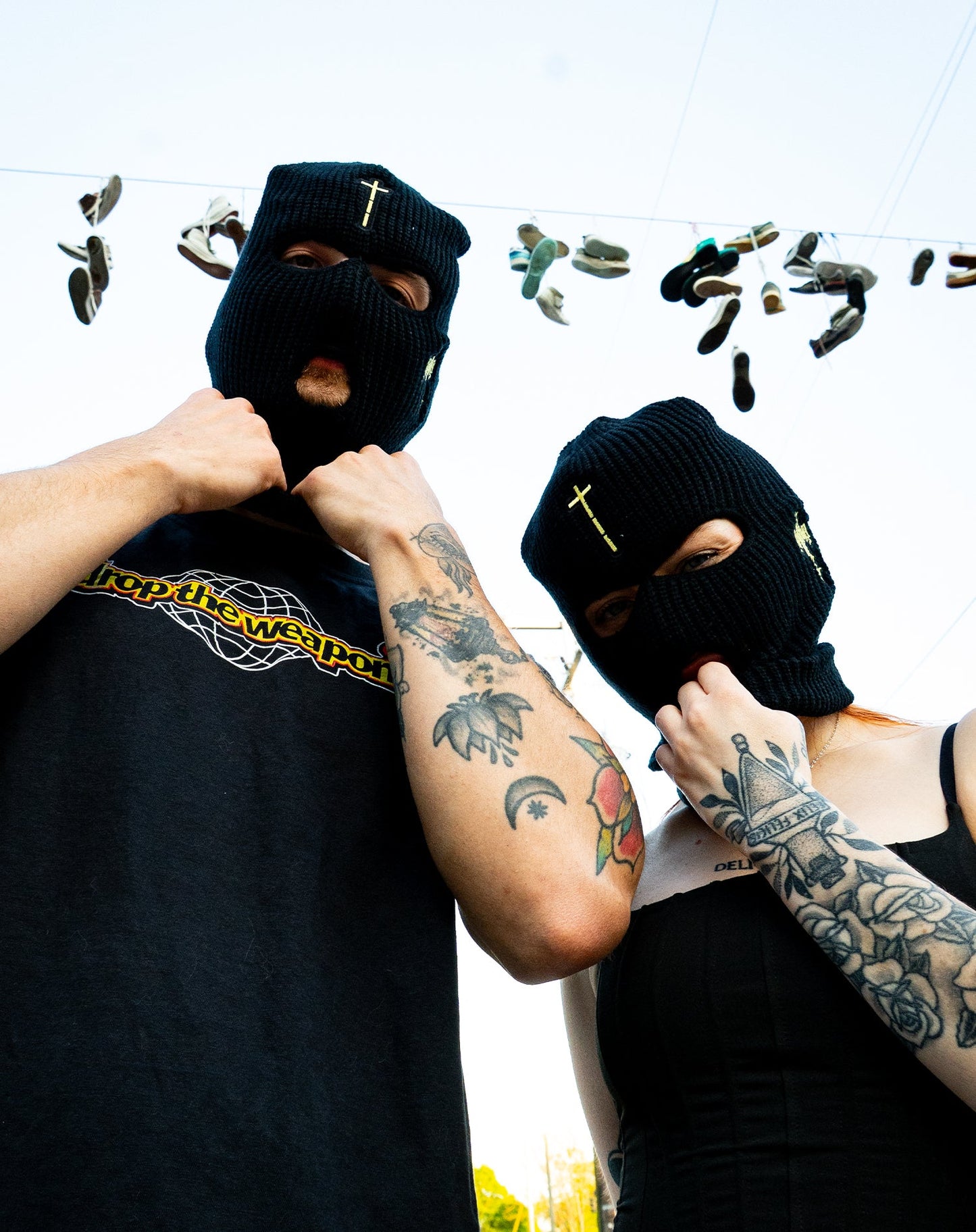 Cross - Black Ski Mask