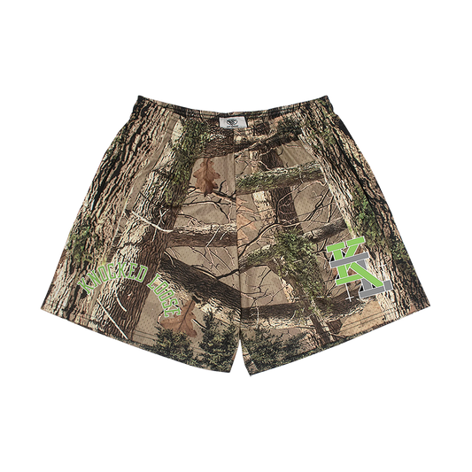 KNOCKED LOOSE REAL TREE CAMO SHORTS